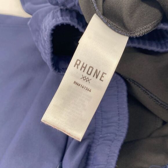 Rhone Mens Spar Tactel Joggers Navy XL Zip Pocket Drawstring - Picture 14 of 16